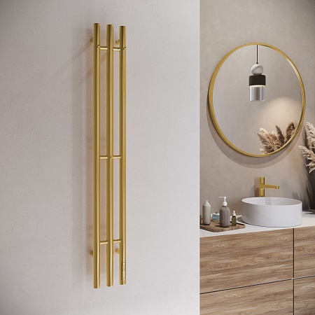 Стойка электро TRES круг1200 TERMINUS Брашированное золото Воронеж - фото 3 Стойка электро TRES круг1200 TERMINUS Брашированное золото Воронеж - фото 3