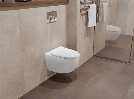 Подвесной унитаз безободковый Terminus Енисей Monolit 560х390 белый Воронеж - фото 1 Подвесной унитаз безободковый Terminus Енисей Monolit 560х390 белый Воронеж - фото 1